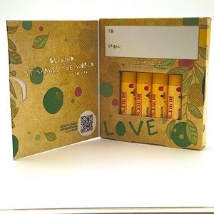Burt's Bees Cleo x Wade chapstick 4 flavor pack